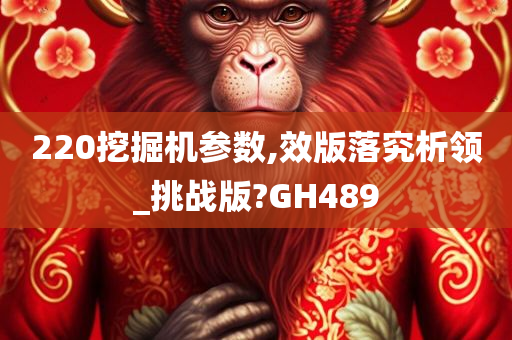 220挖掘机参数,效版落究析领_挑战版?GH489