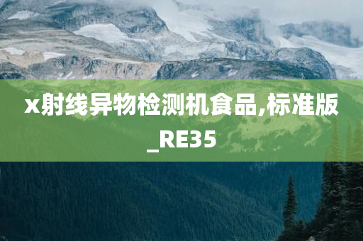 x射线异物检测机食品,标准版_RE35