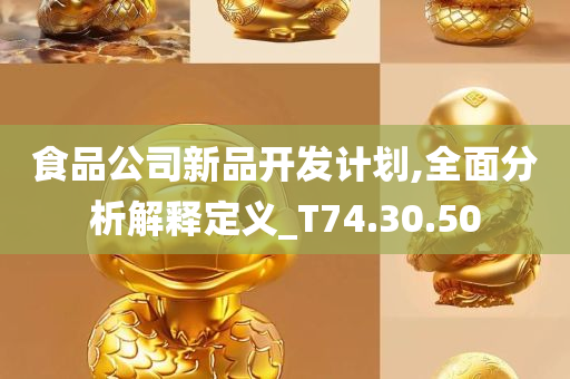 食品公司新品开发计划,全面分析解释定义_T74.30.50