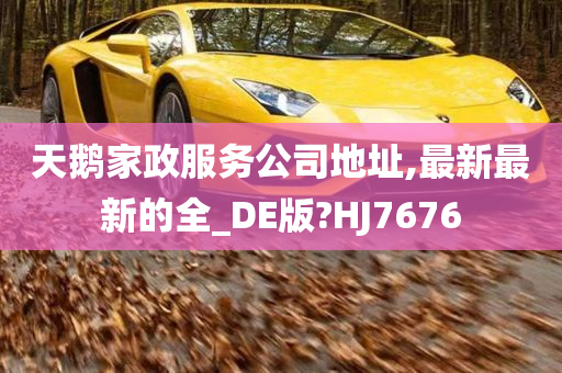 天鹅家政服务公司地址,最新最新的全_DE版?HJ7676