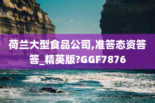 荷兰大型食品公司,准答态资答答_精英版?GGF7876