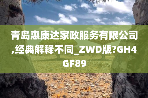 青岛惠康达家政服务有限公司,经典解释不同_ZWD版?GH4GF89