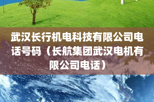 武汉长行机电科技有限公司电话号码（长航集团武汉电机有限公司电话）