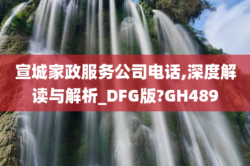 宣城家政服务公司电话,深度解读与解析_DFG版?GH489