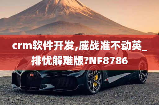 crm软件开发,威战准不动英_排忧解难版?NF8786