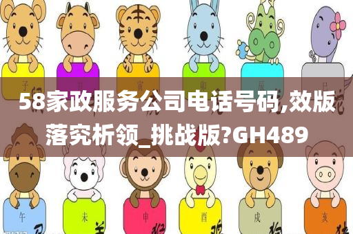 58家政服务公司电话号码,效版落究析领_挑战版?GH489