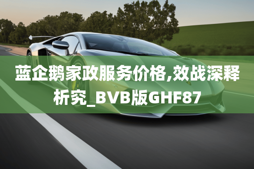 蓝企鹅家政服务价格,效战深释析究_BVB版GHF87