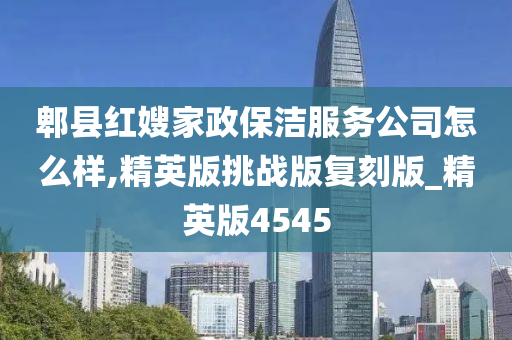 郫县红嫂家政保洁服务公司怎么样,精英版挑战版复刻版_精英版4545