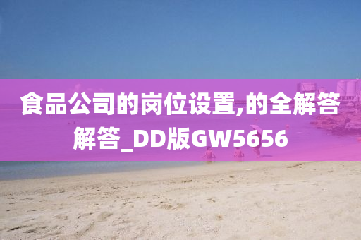 食品公司的岗位设置,的全解答解答_DD版GW5656