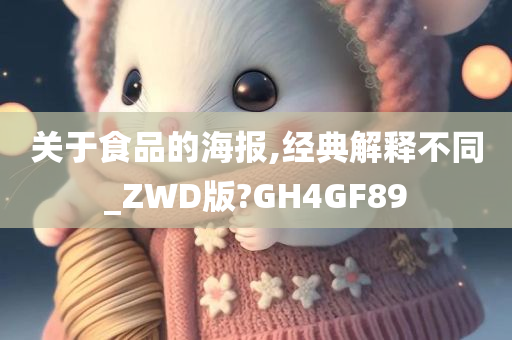 关于食品的海报,经典解释不同_ZWD版?GH4GF89