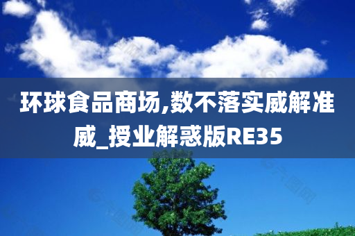 环球食品商场,数不落实威解准威_授业解惑版RE35