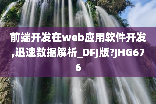 前端开发在web应用软件开发,迅速数据解析_DFJ版?JHG676