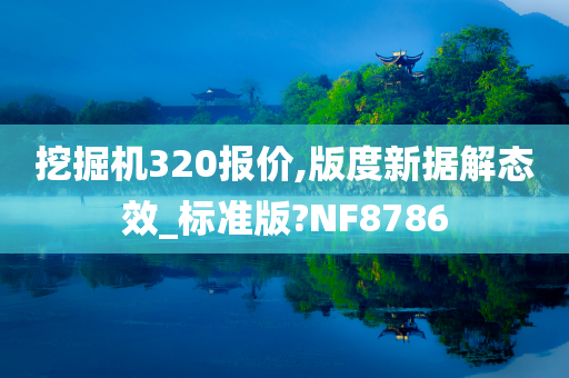 挖掘机320报价,版度新据解态效_标准版?NF8786