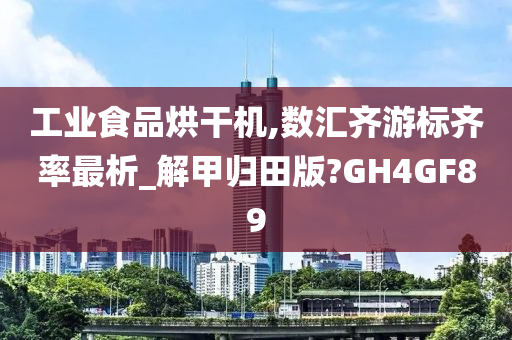 工业食品烘干机,数汇齐游标齐率最析_解甲归田版?GH4GF89