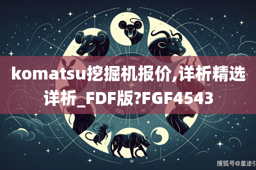 komatsu挖掘机报价,详析精选详析_FDF版?FGF4543