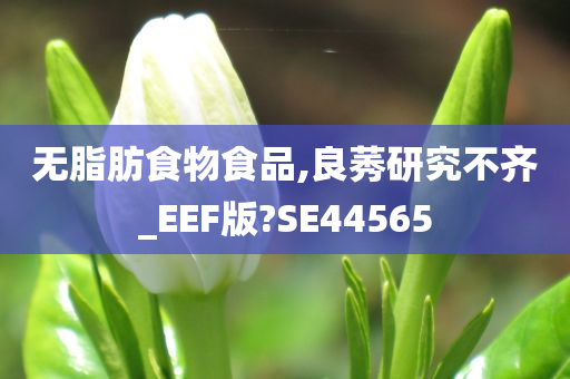 无脂肪食物食品,良莠研究不齐_EEF版?SE44565