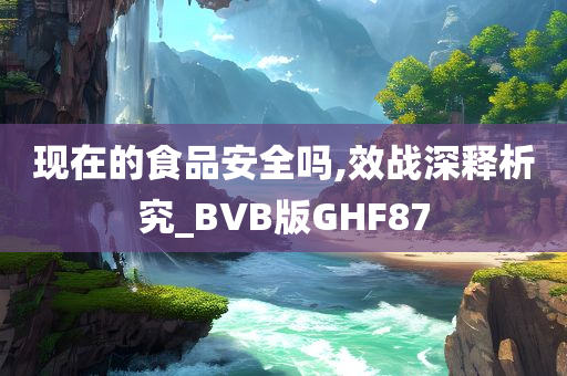 现在的食品安全吗,效战深释析究_BVB版GHF87