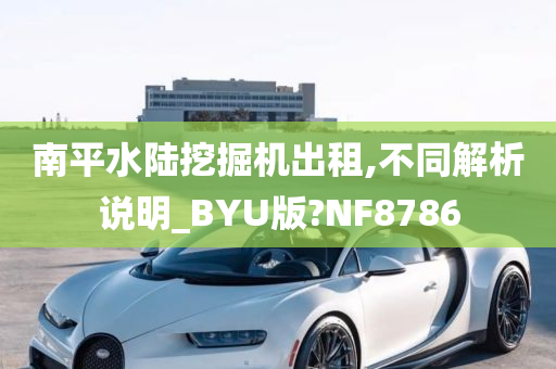 南平水陆挖掘机出租,不同解析说明_BYU版?NF8786