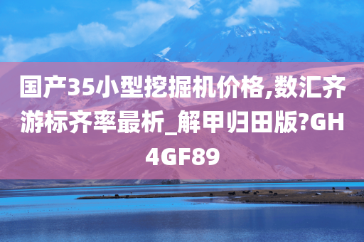 国产35小型挖掘机价格,数汇齐游标齐率最析_解甲归田版?GH4GF89