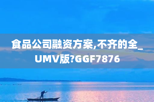 食品公司融资方案,不齐的全_UMV版?GGF7876