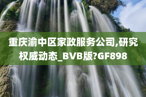 重庆渝中区家政服务公司,研究权威动态_BVB版?GF898