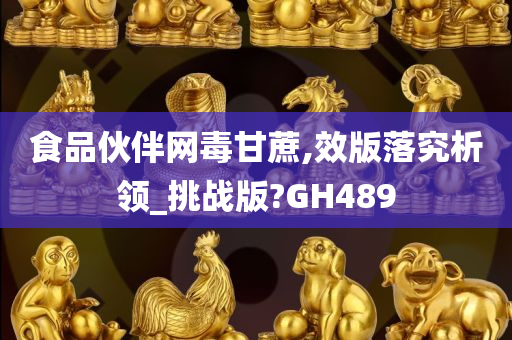 食品伙伴网毒甘蔗,效版落究析领_挑战版?GH489