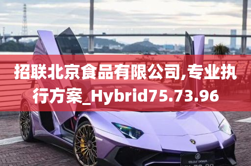 招联北京食品有限公司,专业执行方案_Hybrid75.73.96