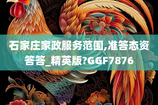 石家庄家政服务范围,准答态资答答_精英版?GGF7876