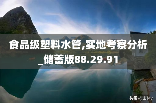 食品级塑料水管,实地考察分析_储蓄版88.29.91