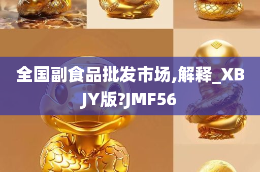 全国副食品批发市场,解释_XBJY版?JMF56