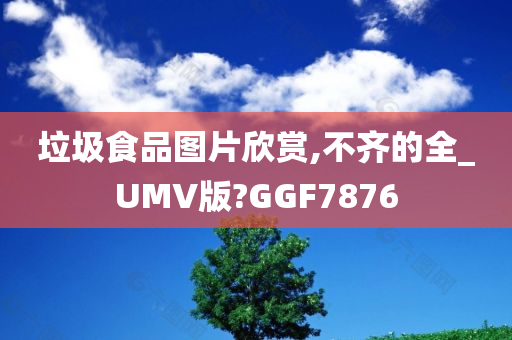 垃圾食品图片欣赏,不齐的全_UMV版?GGF7876