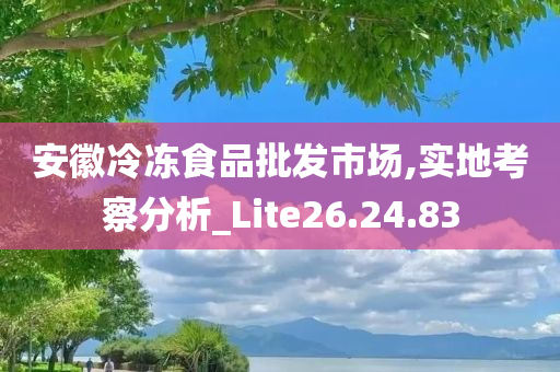 安徽冷冻食品批发市场,实地考察分析_Lite26.24.83