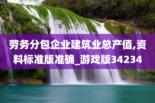 劳务分包企业建筑业总产值,资料标准版准确_游戏版34234