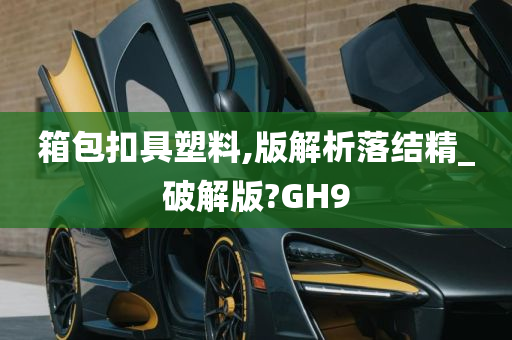 箱包扣具塑料,版解析落结精_破解版?GH9