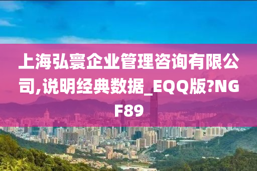 上海弘寰企业管理咨询有限公司,说明经典数据_EQQ版?NGF89