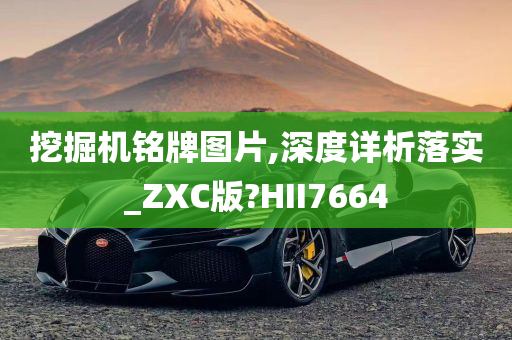 挖掘机铭牌图片,深度详析落实_ZXC版?HII7664