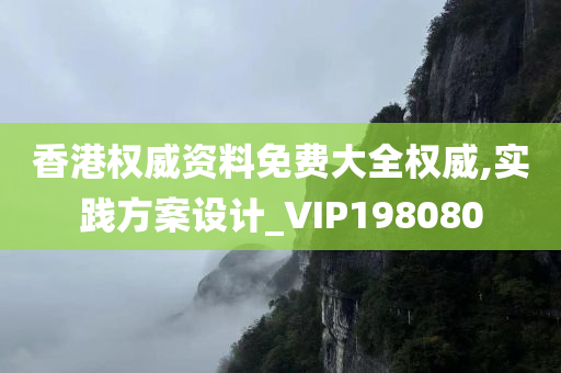 香港权威资料免费大全权威,实践方案设计_VIP198080