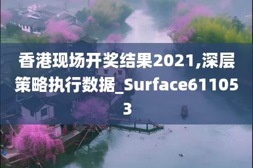 香港现场开奖结果2021,深层策略执行数据_Surface611053