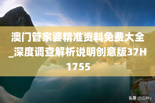 澳门管家婆精准资料免费大全_深度调查解析说明创意版37H1755