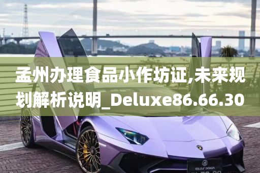 孟州办理食品小作坊证,未来规划解析说明_Deluxe86.66.30