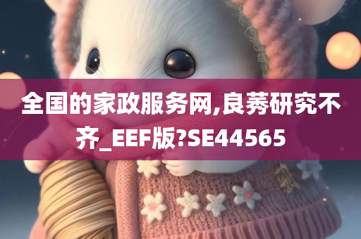 全国的家政服务网,良莠研究不齐_EEF版?SE44565