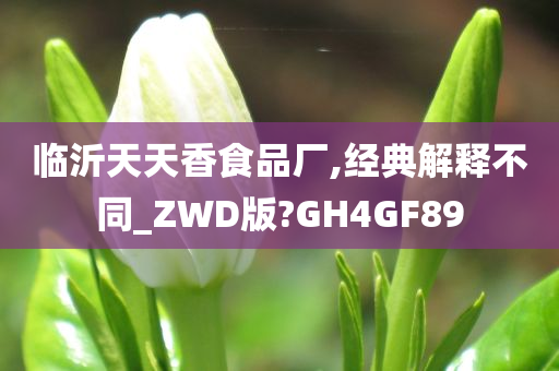 临沂天天香食品厂,经典解释不同_ZWD版?GH4GF89