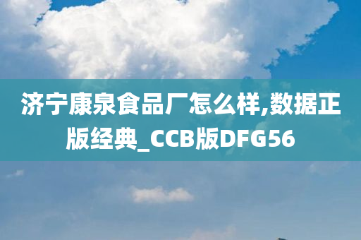 济宁康泉食品厂怎么样,数据正版经典_CCB版DFG56