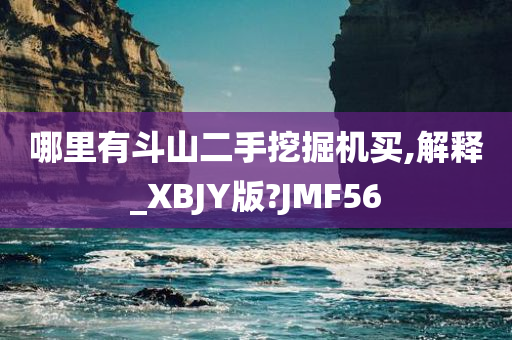 哪里有斗山二手挖掘机买,解释_XBJY版?JMF56