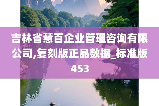 吉林省慧百企业管理咨询有限公司,复刻版正品数据_标准版453