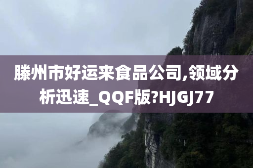 滕州市好运来食品公司,领域分析迅速_QQF版?HJGJ77