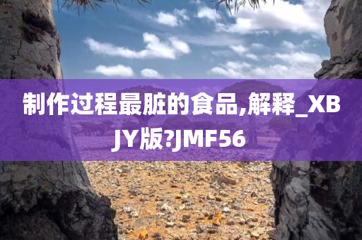 制作过程最脏的食品,解释_XBJY版?JMF56