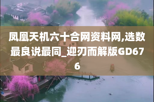 凤凰天机六十合网资料网,选数最良说最同_迎刃而解版GD676