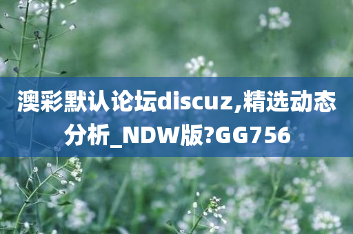 澳彩默认论坛discuz,精选动态分析_NDW版?GG756