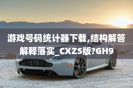 游戏号码统计器下载,结构解答解释落实_CXZS版?GH9